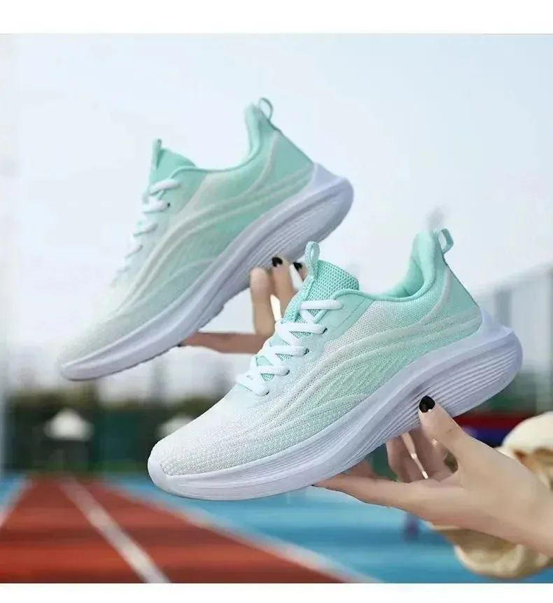 Casual Running Summer Fashion - Anti-Slip Hiking Mesh Athletic Shoes, Breathable Tennis Sneakers for Women, Trend, Couple Shoes