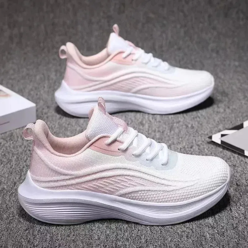 Casual Running Summer Fashion - Anti-Slip Hiking Mesh Athletic Shoes, Breathable Tennis Sneakers for Women, Trend, Couple Shoes