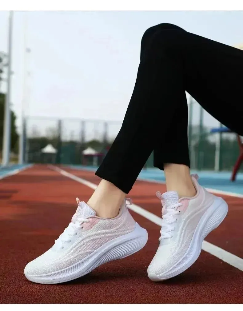 Casual Running Summer Fashion - Anti-Slip Hiking Mesh Athletic Shoes, Breathable Tennis Sneakers for Women, Trend, Couple Shoes