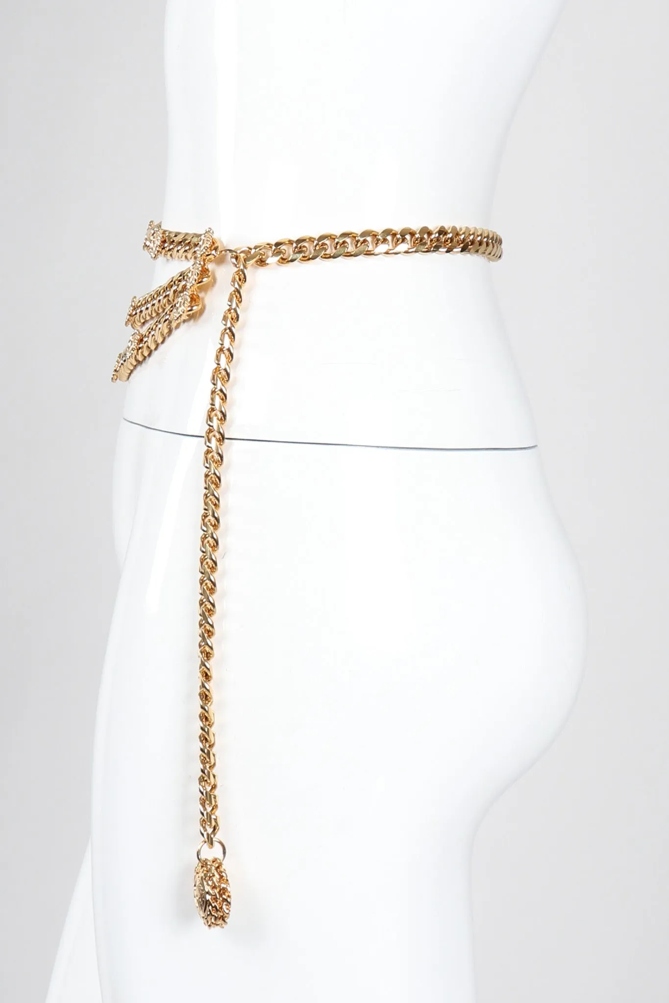 Chunky Triple-Strand Chain Belt