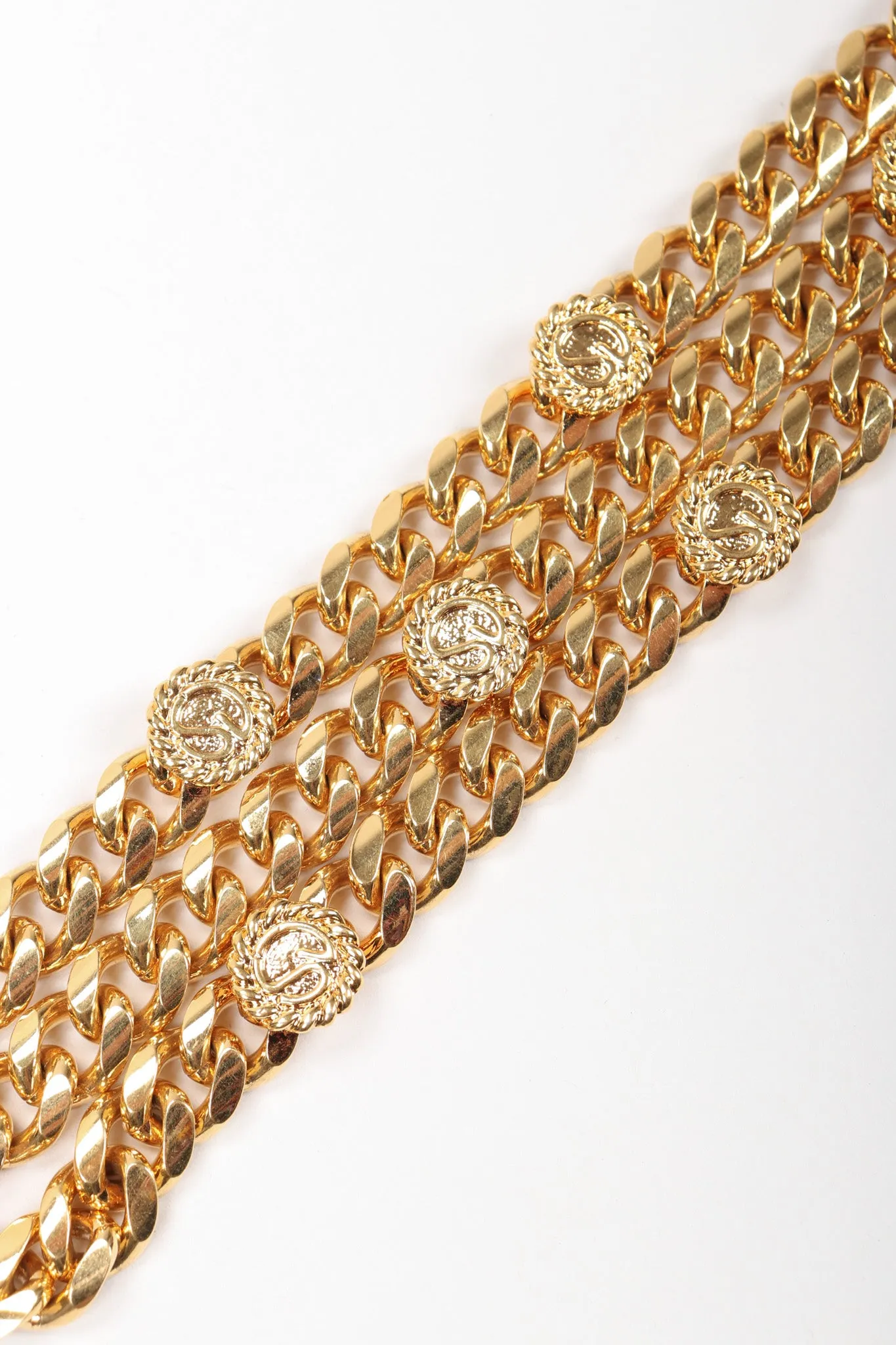 Chunky Triple-Strand Chain Belt