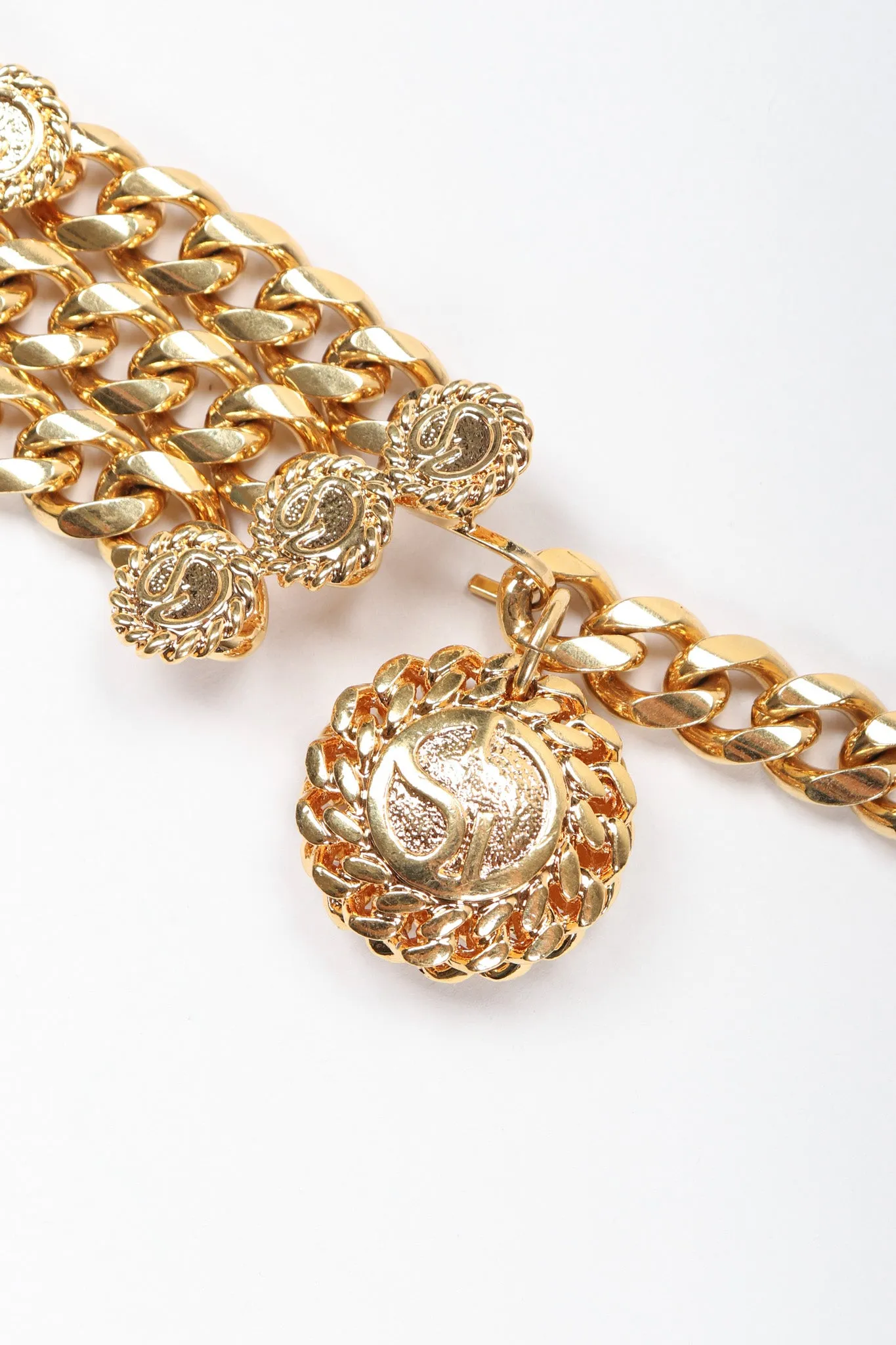 Chunky Triple-Strand Chain Belt