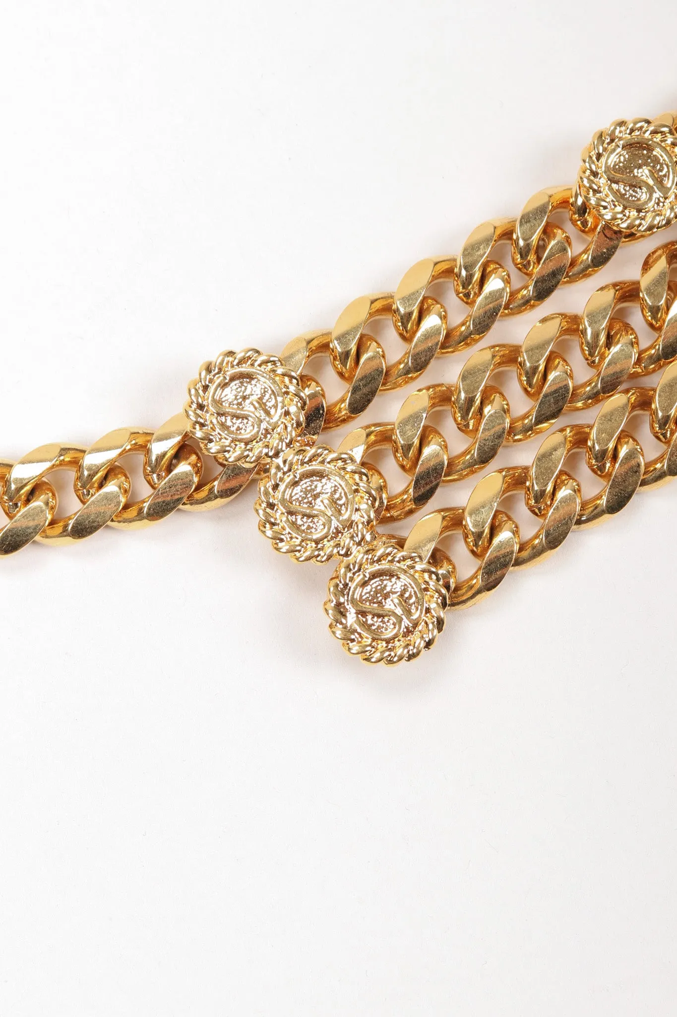 Chunky Triple-Strand Chain Belt