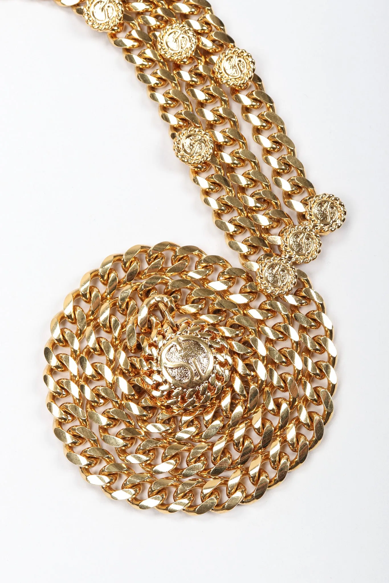 Chunky Triple-Strand Chain Belt