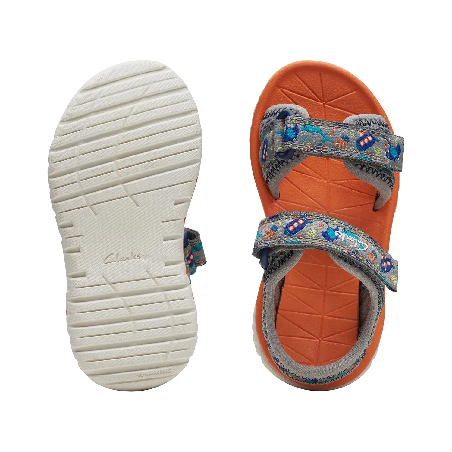 CLARKS BOYS SURFING TIDE TODDLER (WIDE FIT)
