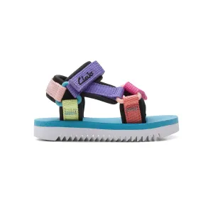 CLARKS GIRLS PEAK WEB TODDLER. (STANDARD FIT)