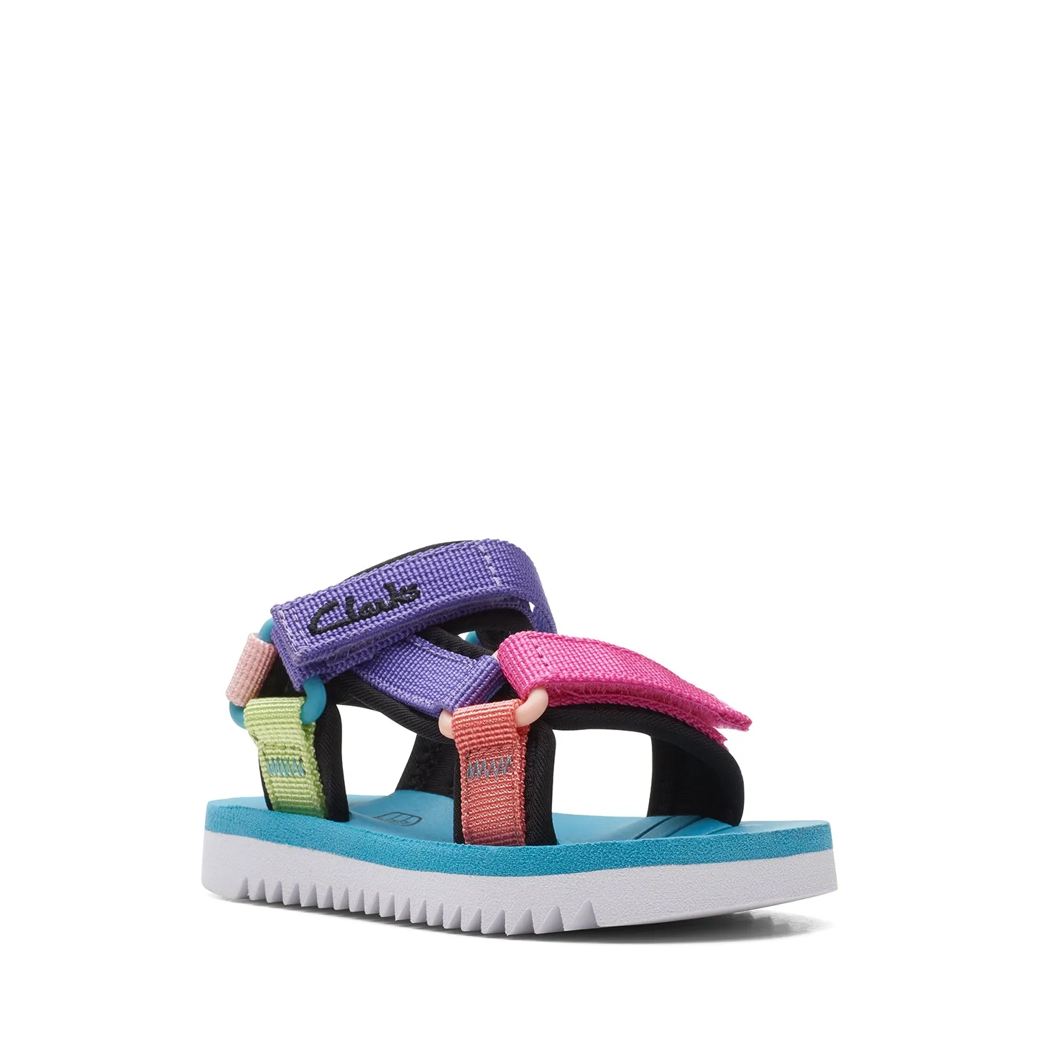 CLARKS GIRLS PEAK WEB TODDLER. (STANDARD FIT)