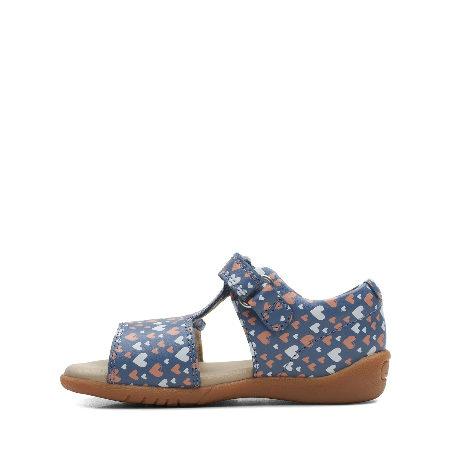 CLARKS GIRLS ZORA BEAT TODDLER. (WIDE FIT)