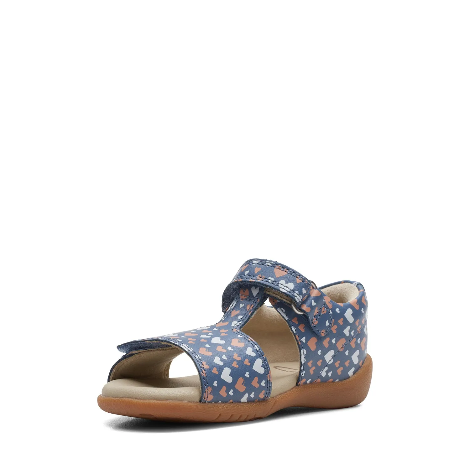 CLARKS GIRLS ZORA BEAT TODDLER. (WIDE FIT)