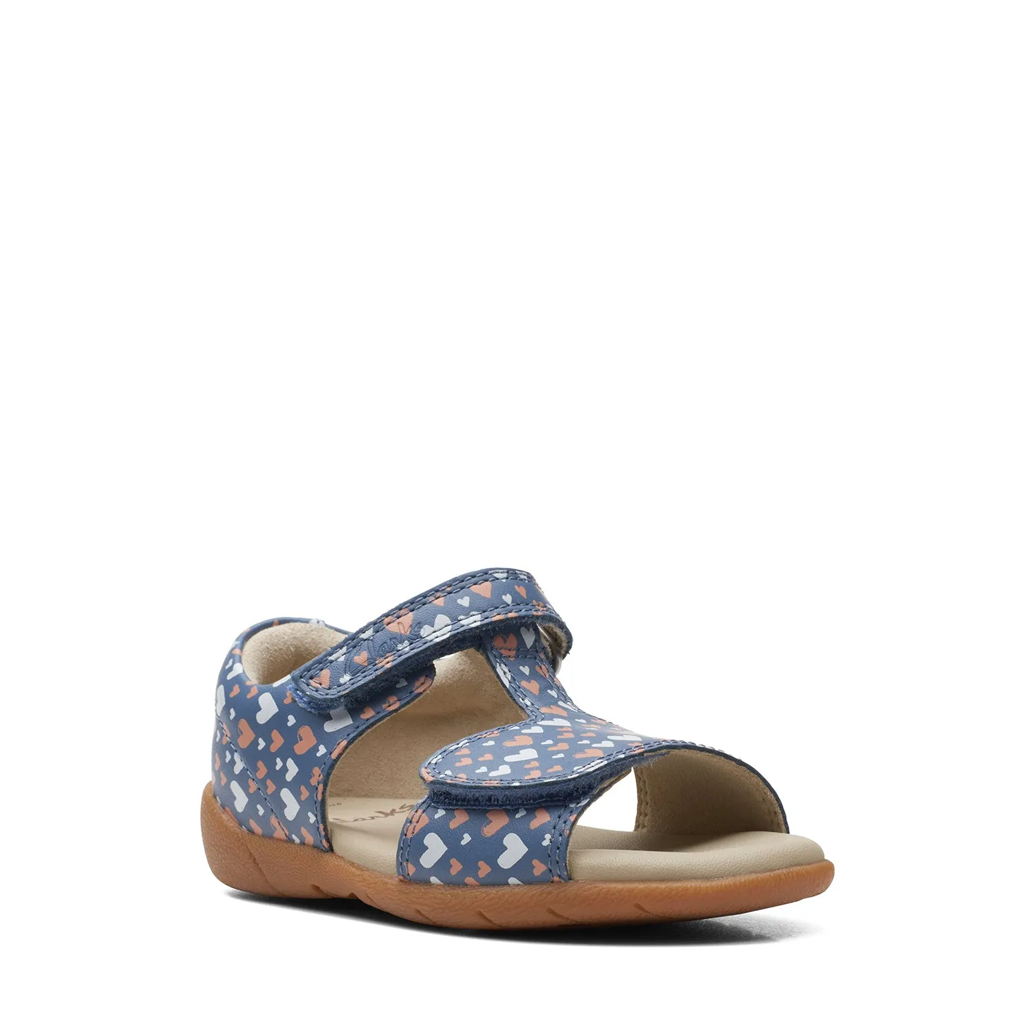 CLARKS GIRLS ZORA BEAT TODDLER. (WIDE FIT)