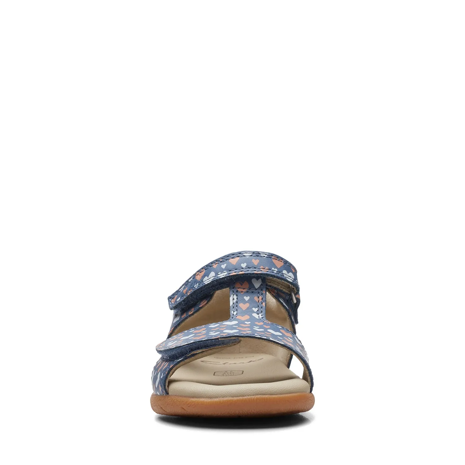 CLARKS GIRLS ZORA BEAT TODDLER. (WIDE FIT)