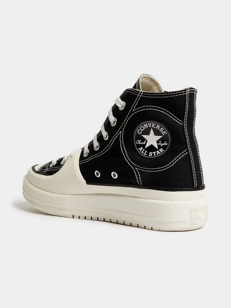 Converse Men's CTAS Construct Hi Black/White Sneaker