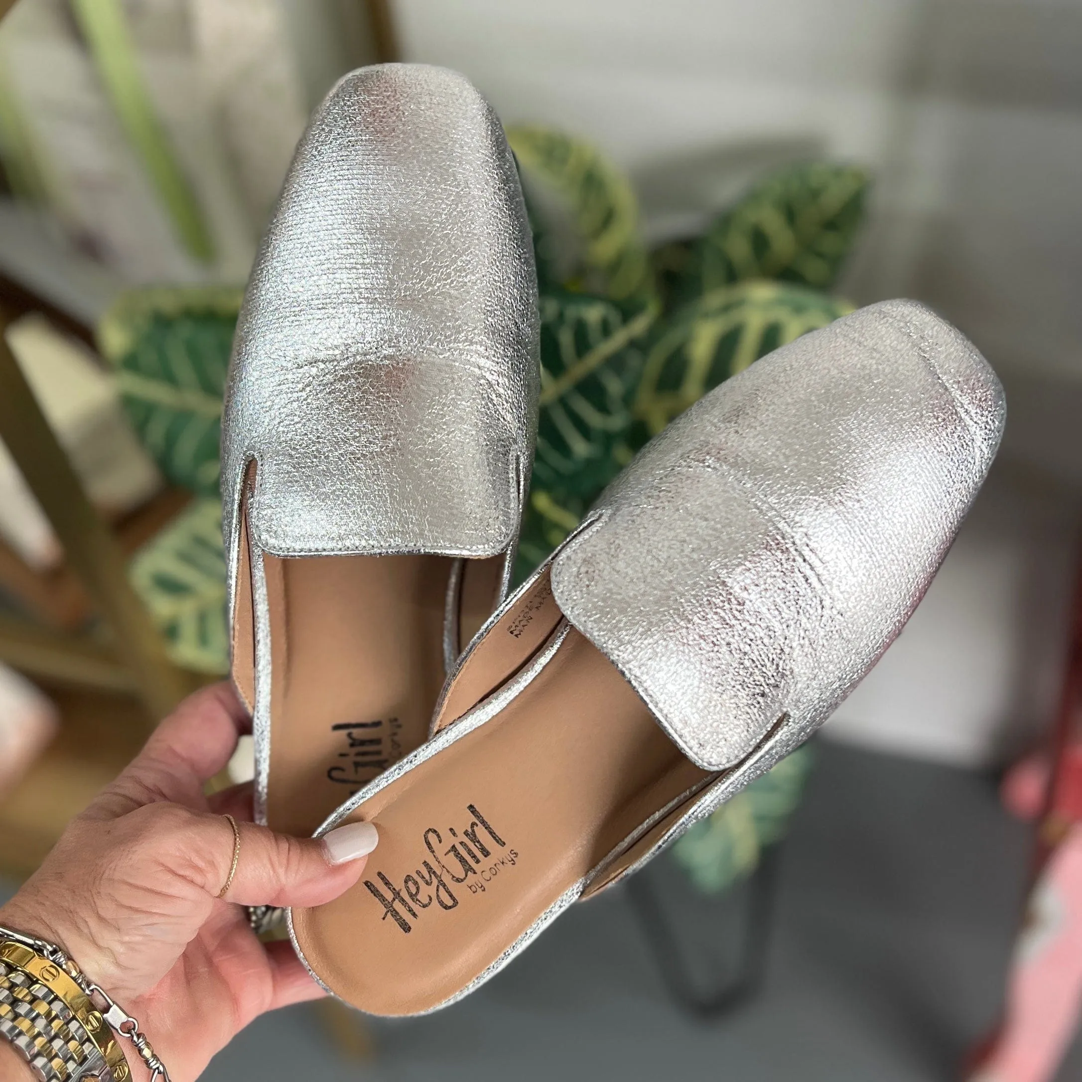 Corky's Silver Spotlight Shoes