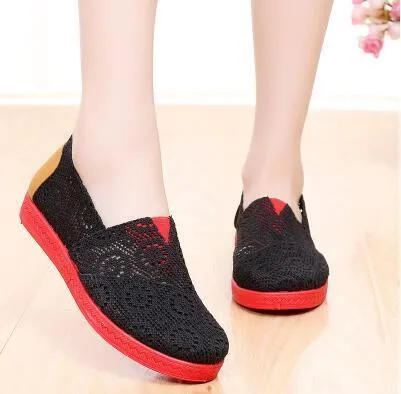 Cotton Fabric Shoes Baotou Home Out Soft Style Flats Women Soft Wear Fashionable Cool Flat Shoes