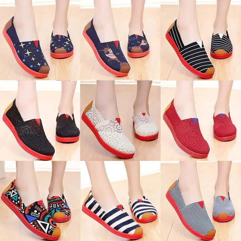 Cotton Fabric Shoes Baotou Home Out Soft Style Flats Women Soft Wear Fashionable Cool Flat Shoes