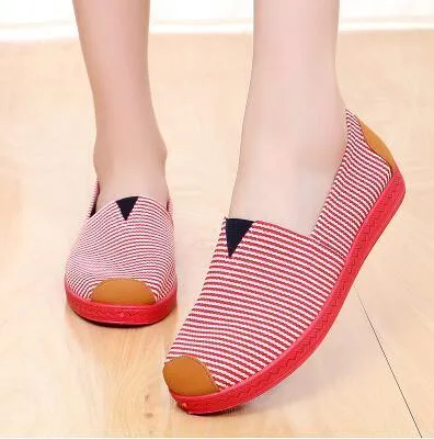 Cotton Fabric Shoes Baotou Home Out Soft Style Flats Women Soft Wear Fashionable Cool Flat Shoes