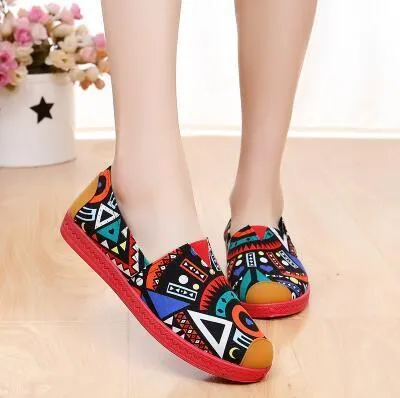 Cotton Fabric Shoes Baotou Home Out Soft Style Flats Women Soft Wear Fashionable Cool Flat Shoes