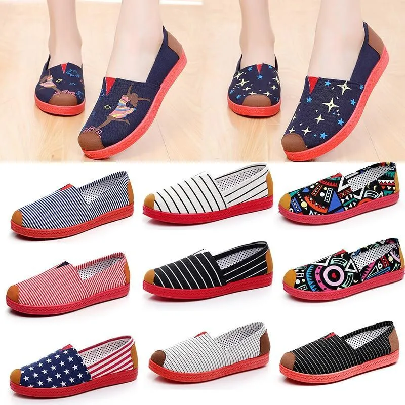 Cotton Fabric Shoes Baotou Home Out Soft Style Flats Women Soft Wear Fashionable Cool Flat Shoes