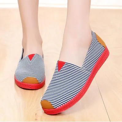 Cotton Fabric Shoes Baotou Home Out Soft Style Flats Women Soft Wear Fashionable Cool Flat Shoes