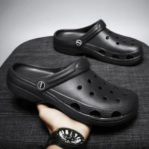 Croc New Sandals Men's Oversized Beach Shoes Men Wear Women's Casual Flip-flops Garden Shoes Couples