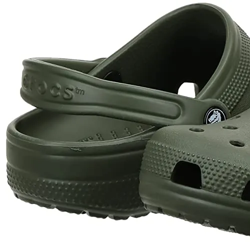 Crocs Unisex-Adult Classic Clogs (Best Sellers), Army Green, 2 Men/4 Women