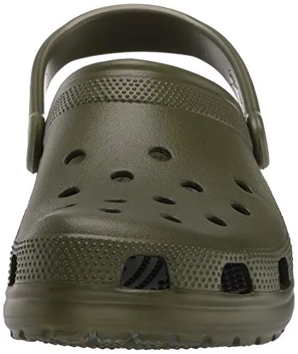 Crocs Unisex-Adult Classic Clogs (Best Sellers), Army Green, 2 Men/4 Women