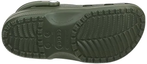 Crocs Unisex-Adult Classic Clogs (Best Sellers), Army Green, 2 Men/4 Women