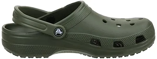 Crocs Unisex-Adult Classic Clogs (Best Sellers), Army Green, 2 Men/4 Women
