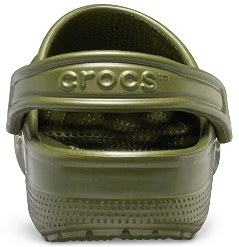 Crocs Unisex-Adult Classic Clogs (Best Sellers), Army Green, 2 Men/4 Women