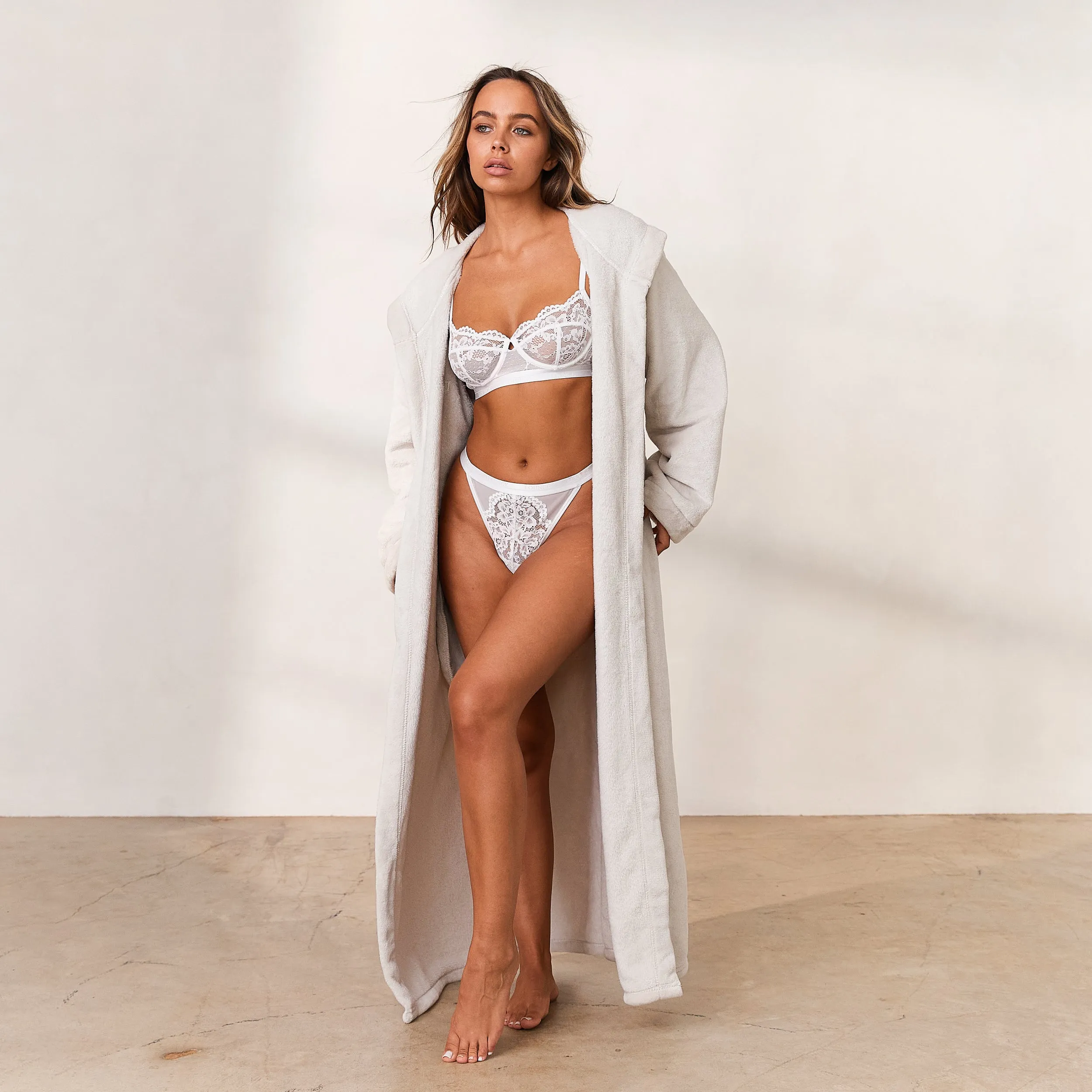 Cuddle Me Robe de Chambre - Perle