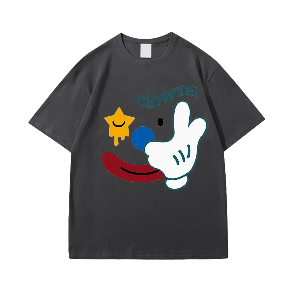 Cute Clown Print T-Shirt