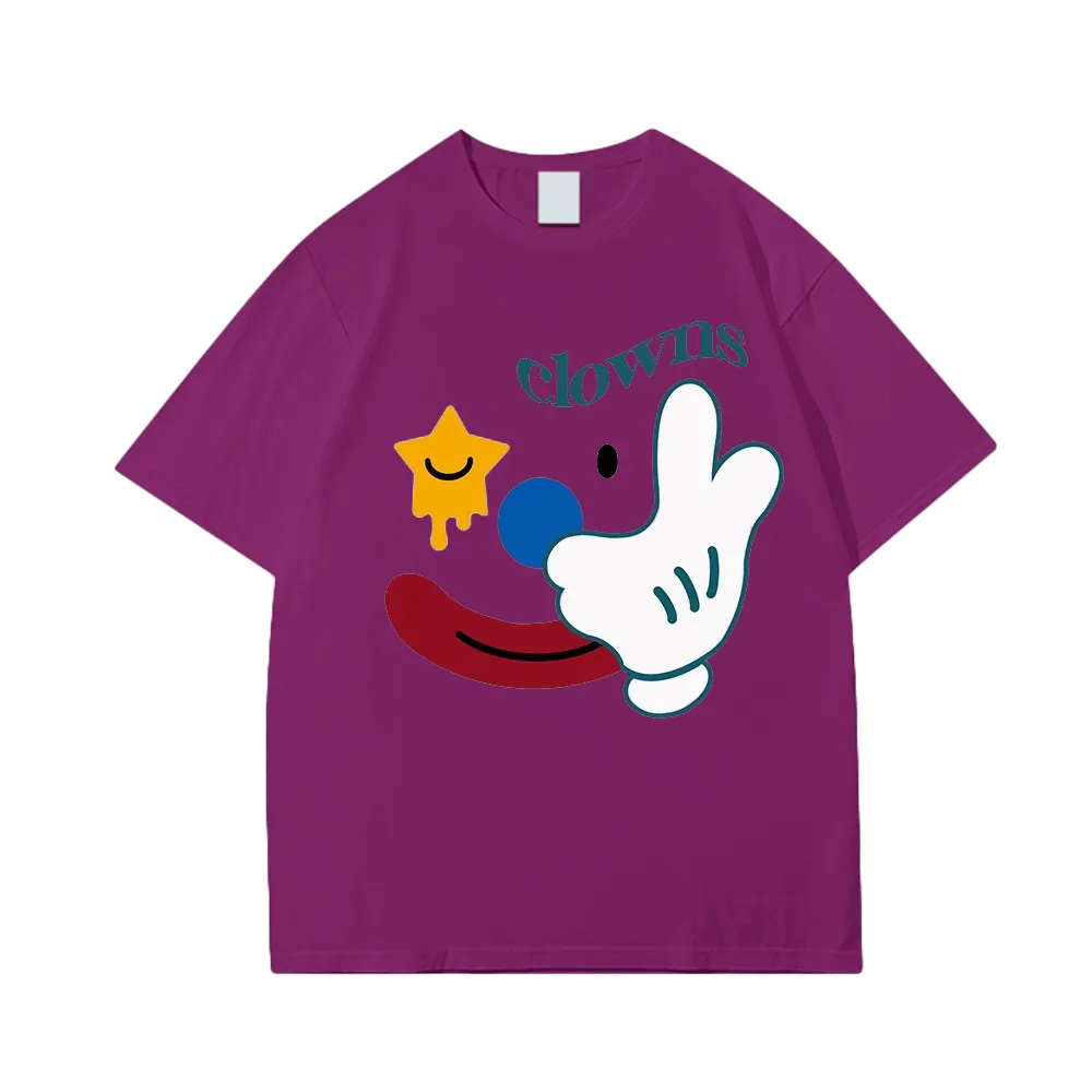 Cute Clown Print T-Shirt