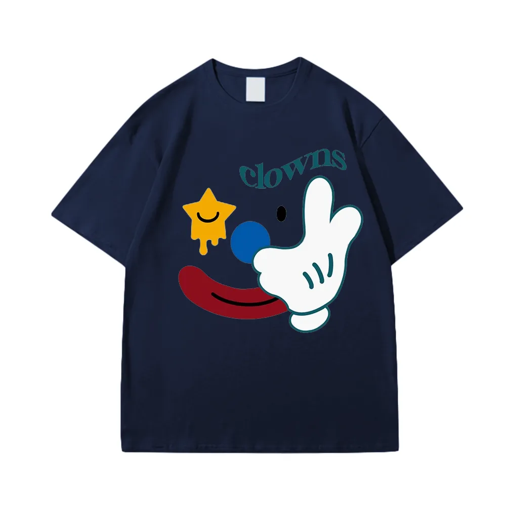 Cute Clown Print T-Shirt