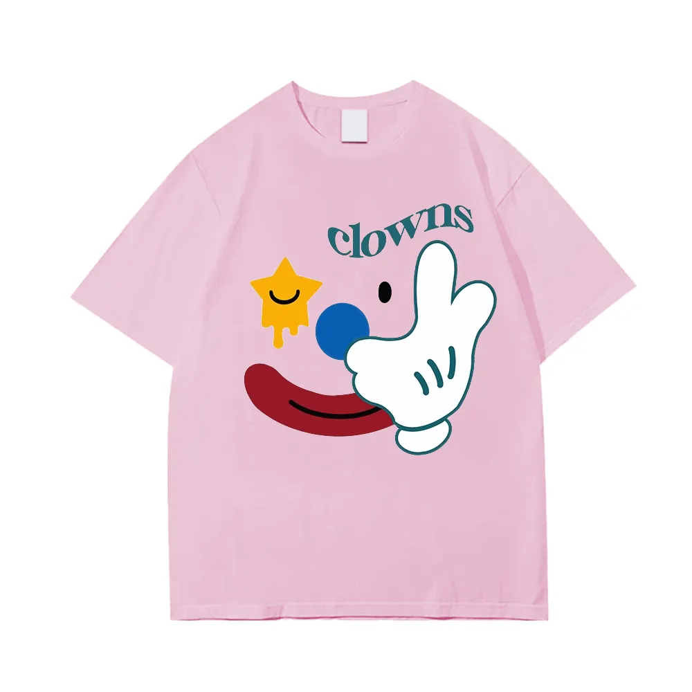 Cute Clown Print T-Shirt