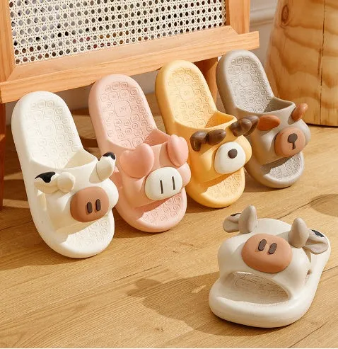 Cute Pig Bear Slippers