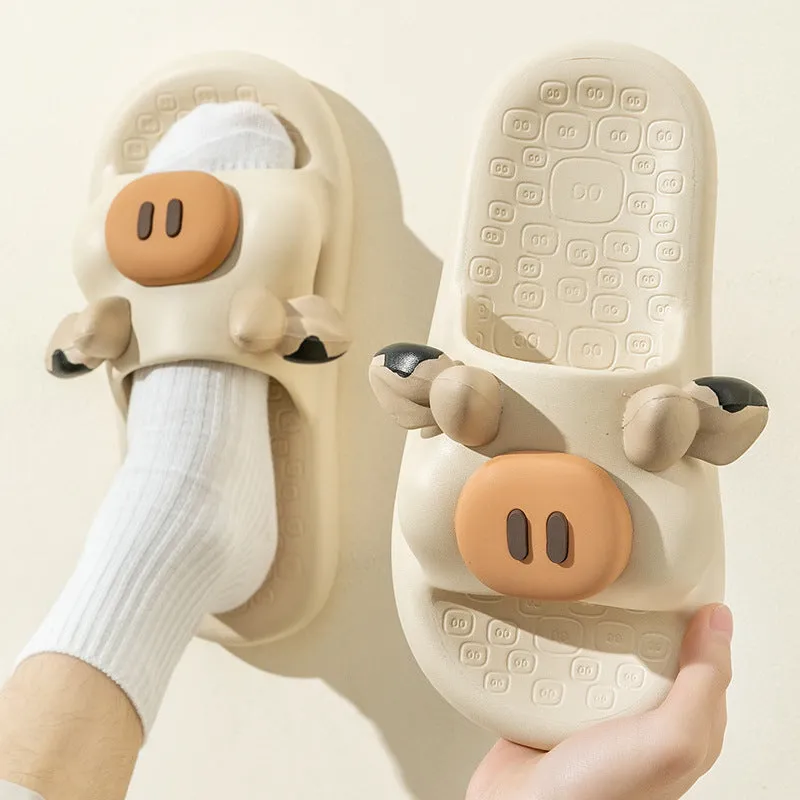 Cute Pig Bear Slippers