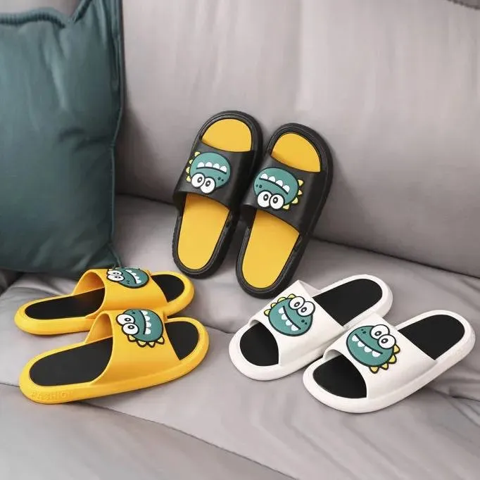 Deodorant Antibacterial Cute Sandals and Slippers Women's Home Bathroom Slippers Non-slip Soft Bottom Men's Couples Slippers Summer Beach Shoes
