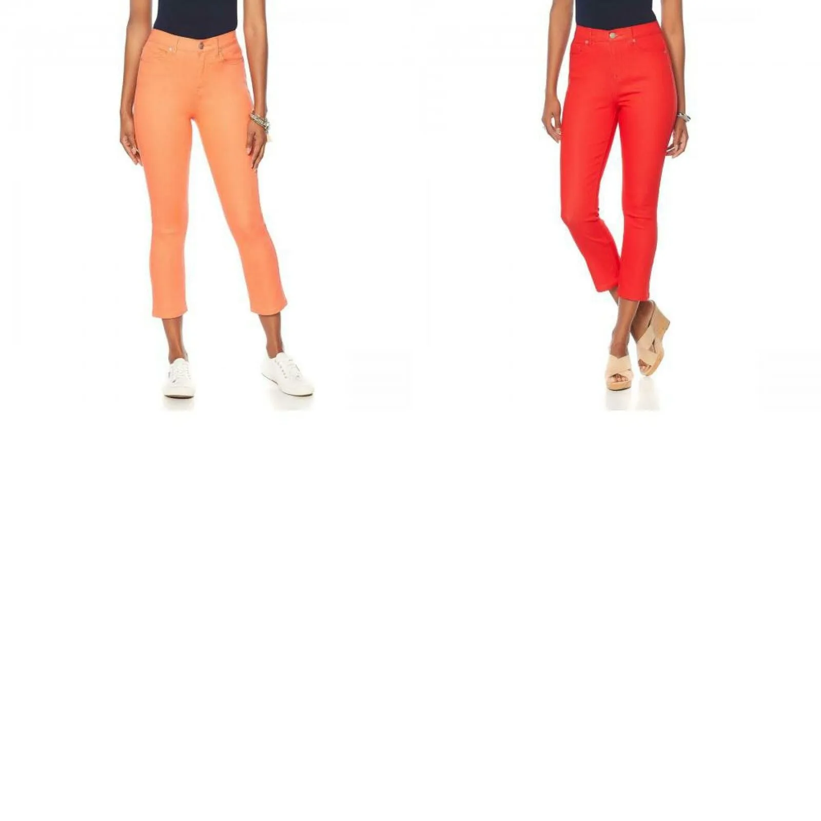 DG2 by Diane Gilman Women's Petite Virtual Stretch Cropped Skinny Jeans