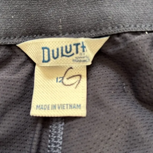 Duluth Trading Co. Rootstock Gardening Skort in Grey Print Size 12. NWT