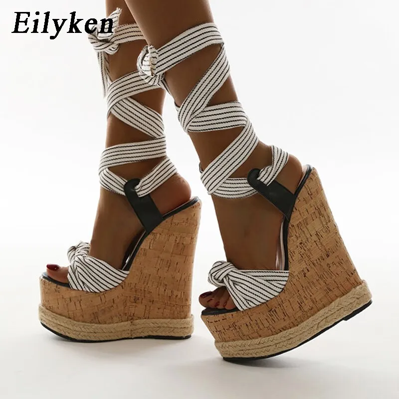 Eilyken Wedges Ankle Strap  Sandals