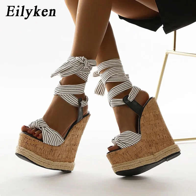 Eilyken Wedges Ankle Strap  Sandals