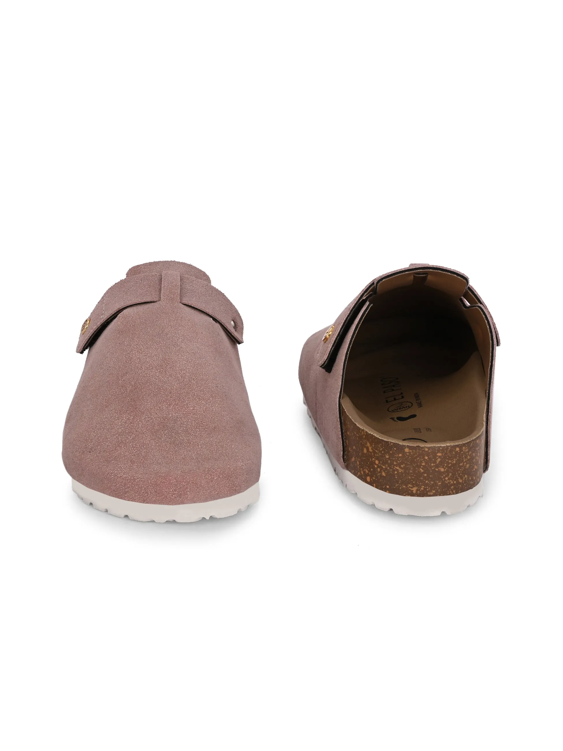 EL PASO Women Faux Leather Casual Slip On Sandals