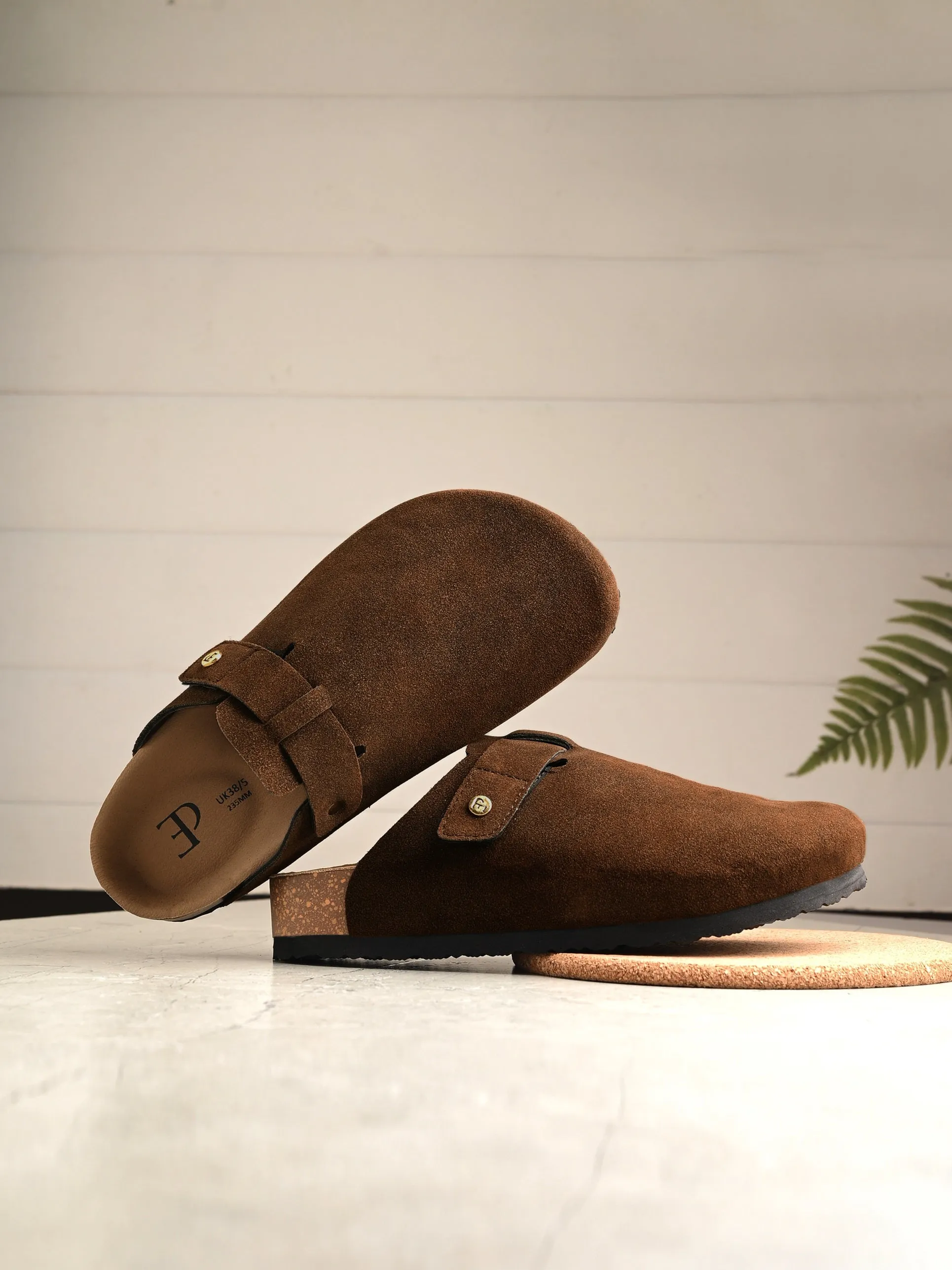 EL PASO Women Faux Leather Casual Slip On Sandals
