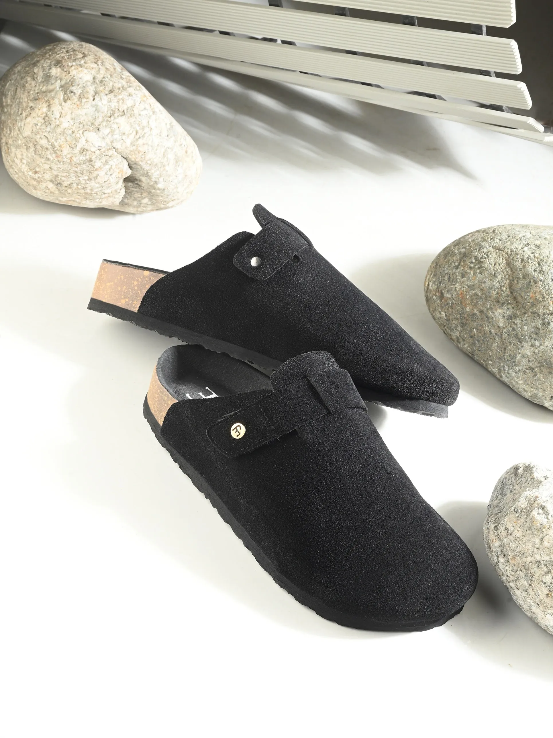 EL PASO Women Faux Leather Casual Slip On Sandals