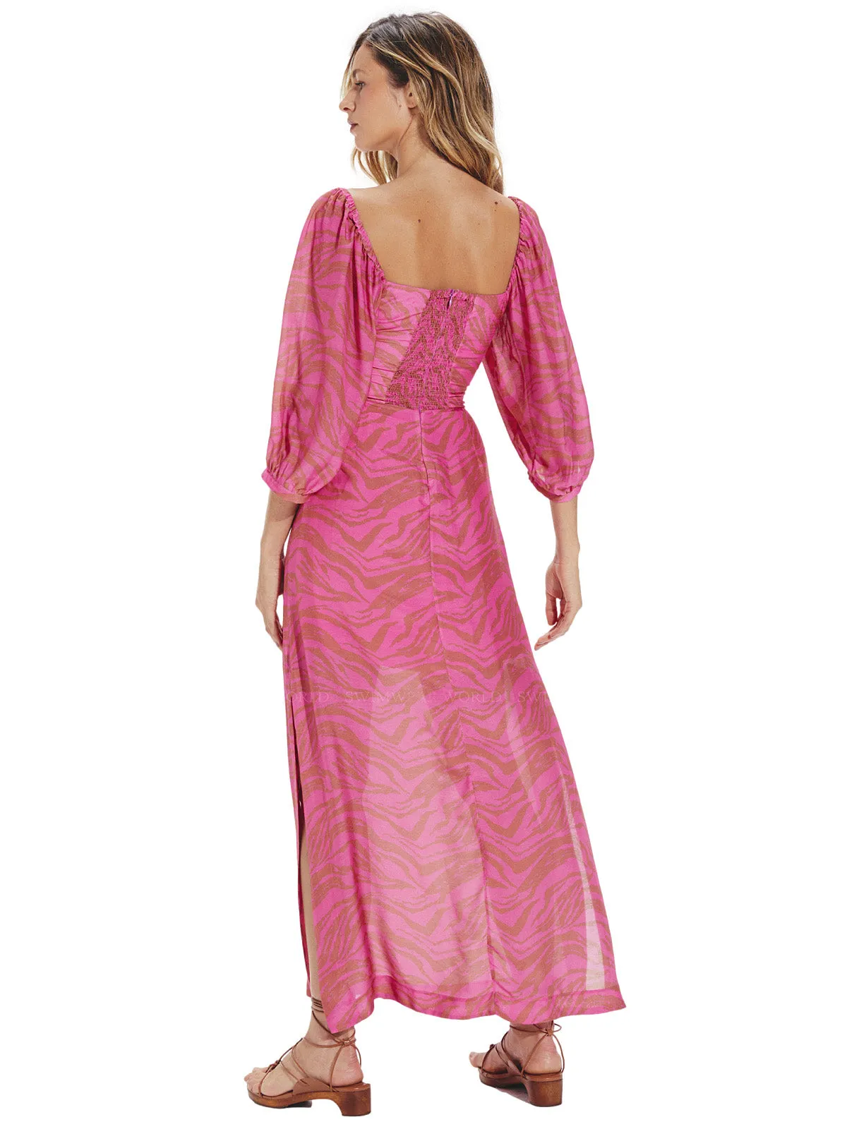 Eleanor Detail Long Dress ::RET