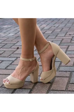 EMILY NUDE SANDALS