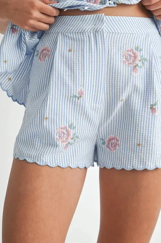 EVIE EMBROIDERED SET