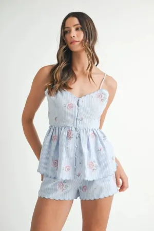 EVIE EMBROIDERED SET