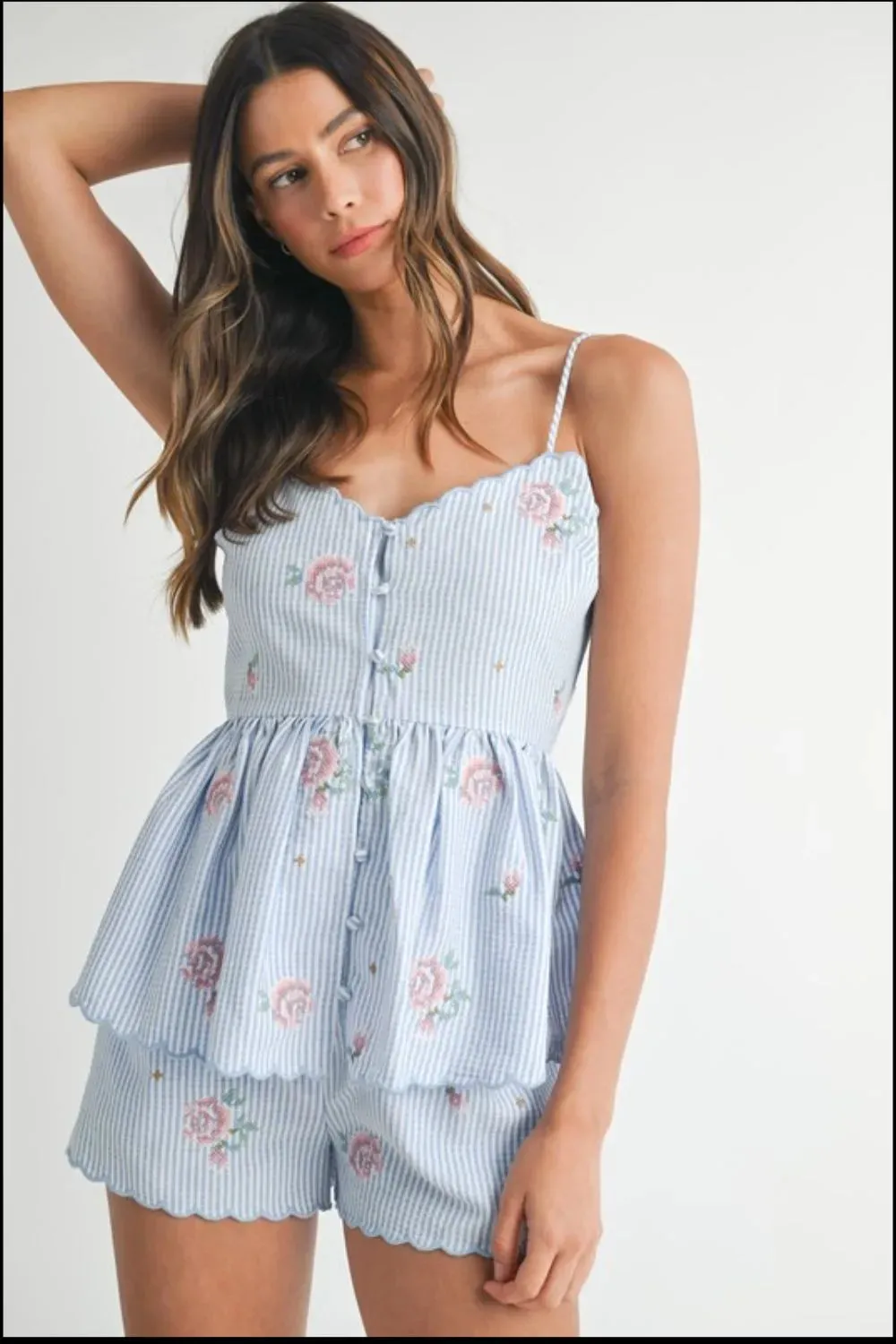 EVIE EMBROIDERED SET