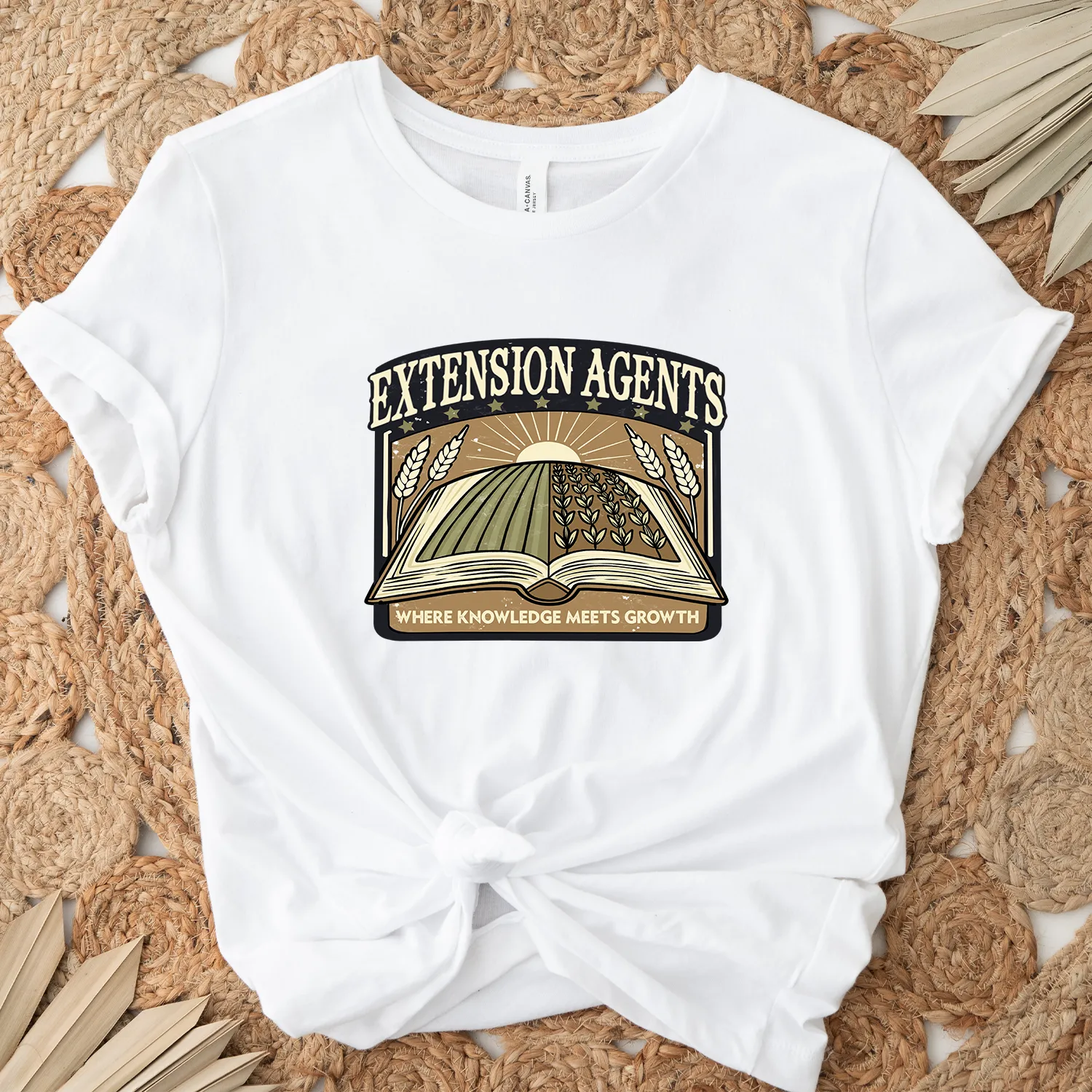 Extension Agent Where Knowledge Meets Growth – Bella Canvas T-Shirt